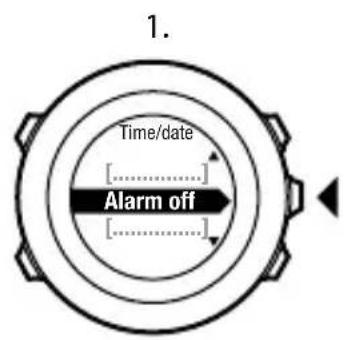 SUUNTO Ambit 2R 2.0 - Paramétrage de l'alarme - 1