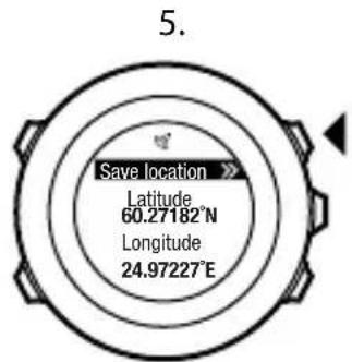 SUUNTO Ambit 2R 2.0 - Vérification de la position - 5