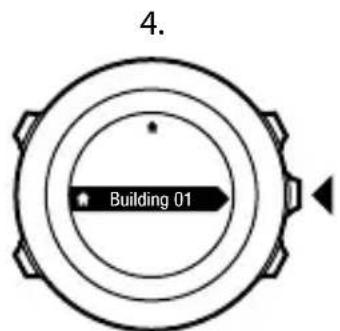 SUUNTO Ambit 2R 2.0 - Navigation vers un point d'intérêt (POI) - 5