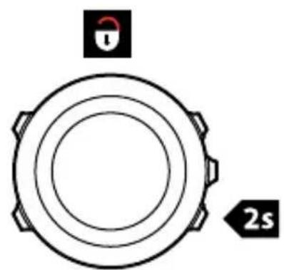 SUUNTO Ambit 2R 2.0 - Utilisation du rétroéclairage et du verrouillage des boutons - 3