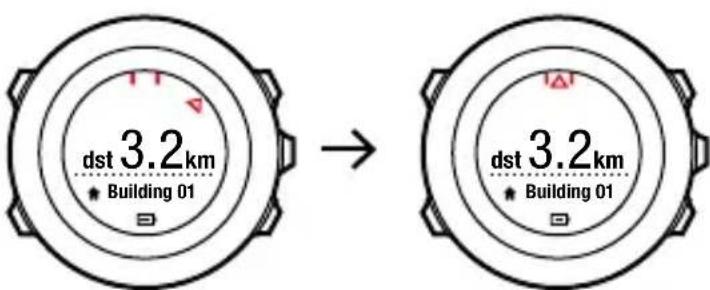 SUUNTO Ambit 2R 2.0 - Navigation vers un point d'intérêt (POI) - 10