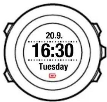 SUUNTO Ambit 2R 2.0 - Mise en charge de la batterie - 1