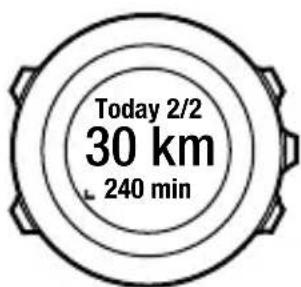 SUUNTO Ambit 2R 2.0 - Utilisation des entrainements planifiés - 2