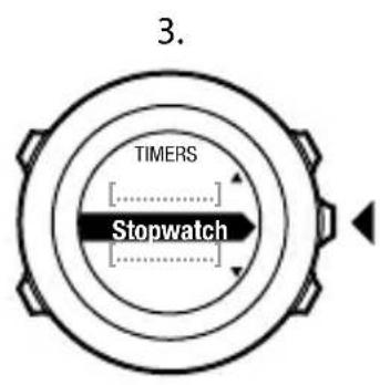 SUUNTO Ambit 2R 2.0 - Activation du chronomètre - 3