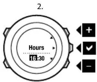 SUUNTO Ambit 2R 2.0 - Paramétrage de l'heure - 2