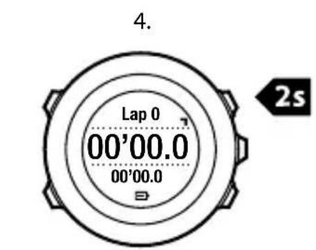 SUUNTO Ambit 2R 2.0 - Utilisation du chronomètre - 5
