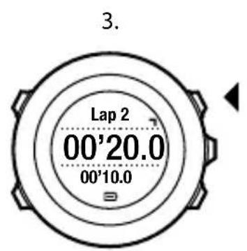 SUUNTO Ambit 2R 2.0 - Utilisation du chronomètre - 4