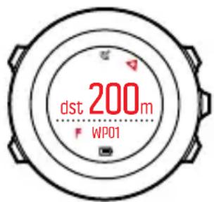 SUUNTO Ambit 3 Sport 2.0 - Vue de la navigation par points de passage - 1