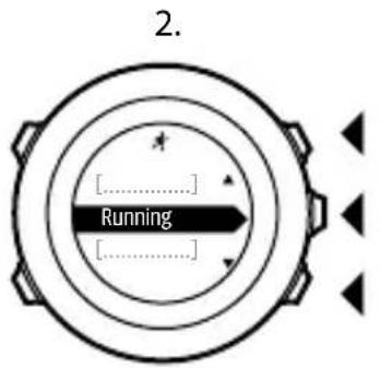 SUUNTO Ambit 3 Sport 2.0 - Changement manuel de mode sportif - 2