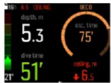 SUUNTO EON Core - Dépassement du plafond de décompression - 1