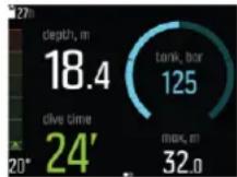 SUUNTO EON Core - Mode profondimetre - 4