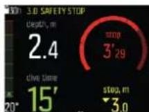 SUUNTO EON Core - Exemples d'écrans de décompression - 4
