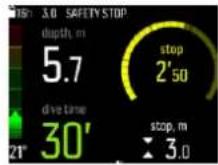 SUUNTO EON Core - Paliers de sécurité - 1