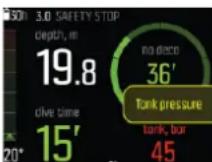 SUUNTO EON Core - Pression de la bouteille - 2