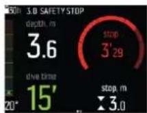 SUUNTO EON Core - Exemples d'écrans de décompression - 3