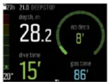 SUUNTO EON Core - Temps de gaz - 1