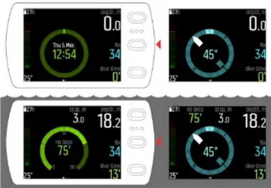 SUUNTO EON Steel - Afficher les états et les vues - 1