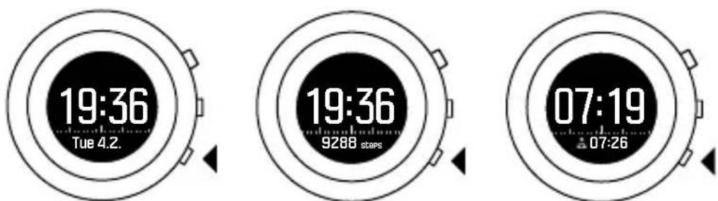 SUUNTO Kailash - Vues en mode heure - 1