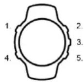 SUUNTO Spartan Trainer Wrist HR - Boutons - 1