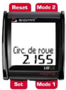 SIGMA MC 1812 - Réglage / Modification de l'unité de mesure - 1