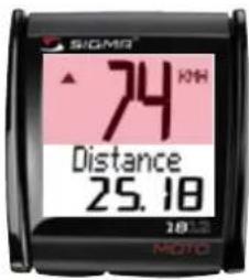 SIGMA MC 1812 - Partie supérieure de I'ecran - 1