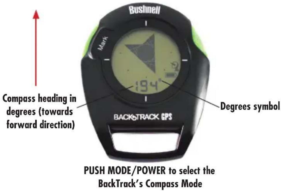 BUSHNELL BackTrack G2 - Returning to Compass Mode - 1