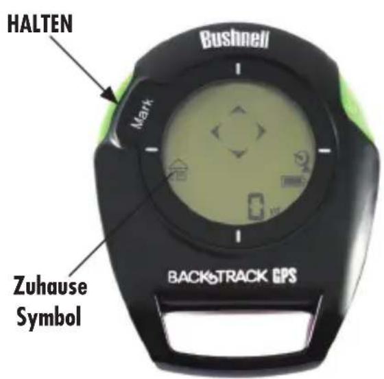 BUSHNELL BackTrack G2 - DRÜCKEN Sie MODE/Power kurz zur Auswahl zwischen den drei Standortssymbolen - 1