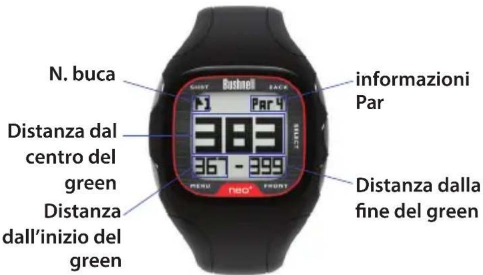 BUSHNELL Neo+ GPS Rangefinder Watch - Uso della modalità Play Golf - 1