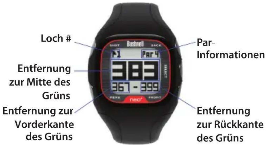 BUSHNELL Neo+ GPS Rangefinder Watch - Verwenden des PLAY GOLF-Modus - 2