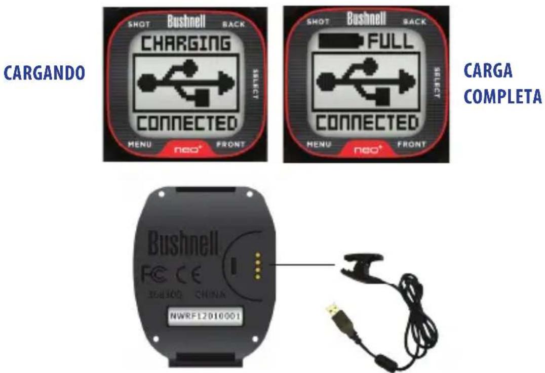BUSHNELL Neo+ GPS Rangefinder Watch - Carga de la batería - 1