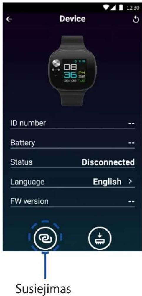 ASUS VivoWatch BP - Susiejimas su kitu jrenginiu arba pakartotinis susiejimas - 3