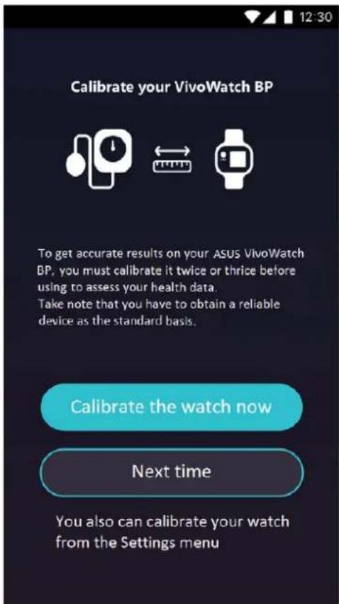 ASUS VivoWatch BP - ASUS VivoWatch BP kalibrēšana - 1