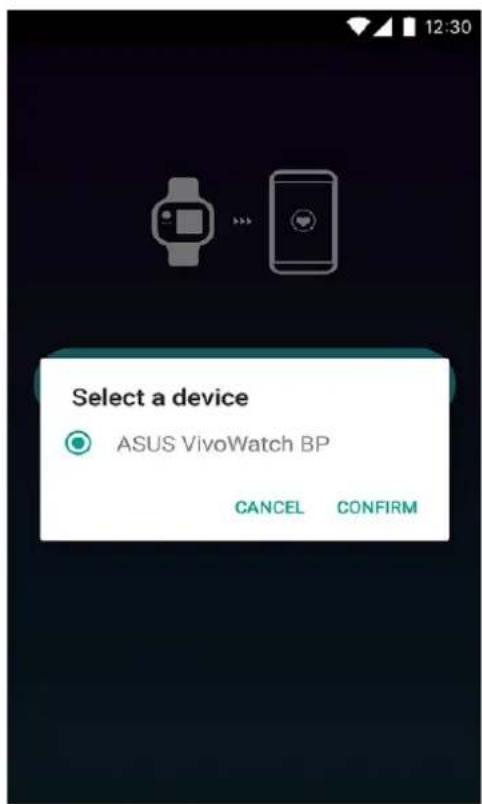 ASUS VivoWatch BP - Esmakordne paarimine - 2