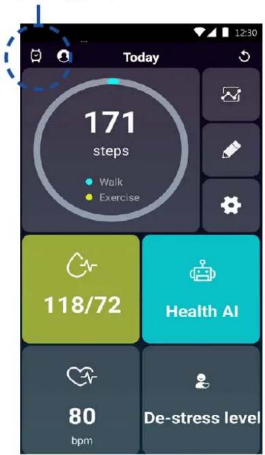 ASUS VivoWatch BP - Aktualizování prostřednictvím aplikace ASUS HealthConnect App - 1