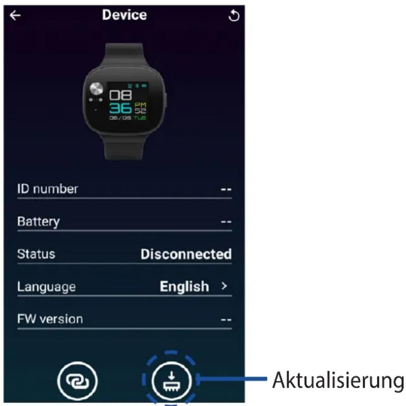 ASUS VivoWatch BP - Über die ASUS HealthConnect App aktualisieren - 2