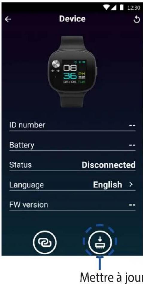 ASUS VivoWatch BP - Mise à jour via l'application ASUS HealthConnect - 2