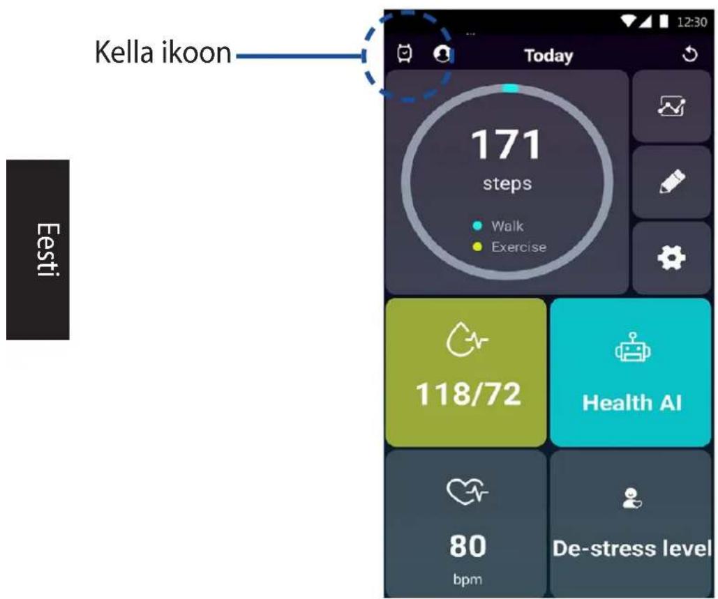 ASUS VivoWatch BP - Paarimine teise seadmega või uuesti paarimine - 2