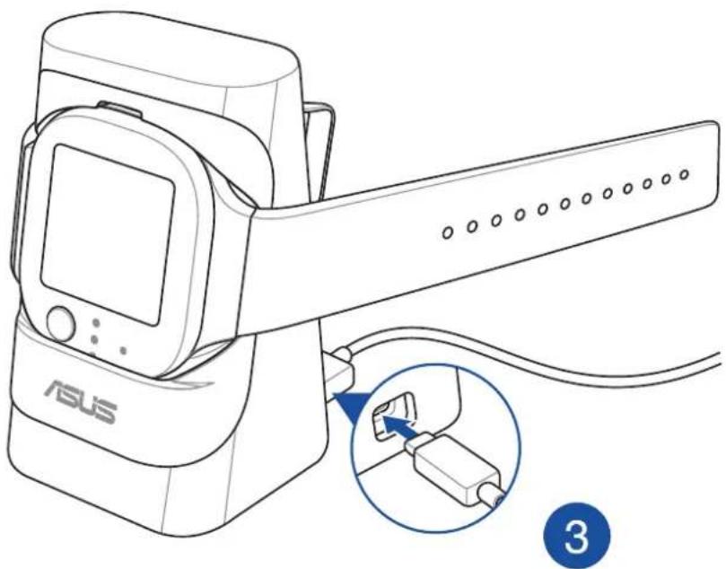 ASUS VivoWatch BP - Nabíjení náramku ASUS VivoWatch BP - 4