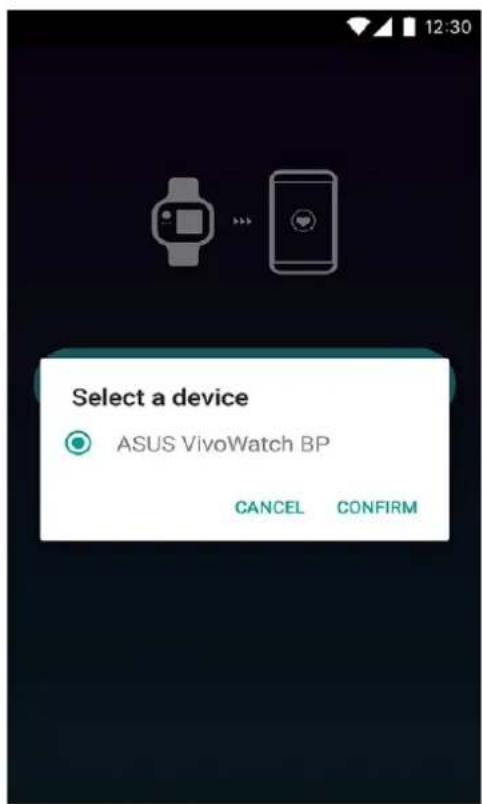 ASUS VivoWatch BP - Pairing for the first time - 3