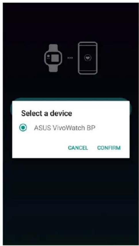 ASUS VivoWatch BP - Párování s jiným zařízením nebo opakované párování - 5