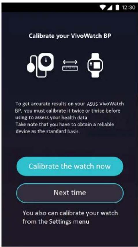 ASUS VivoWatch BP - Calibrer votre ASUS VivoWatch BP - 1