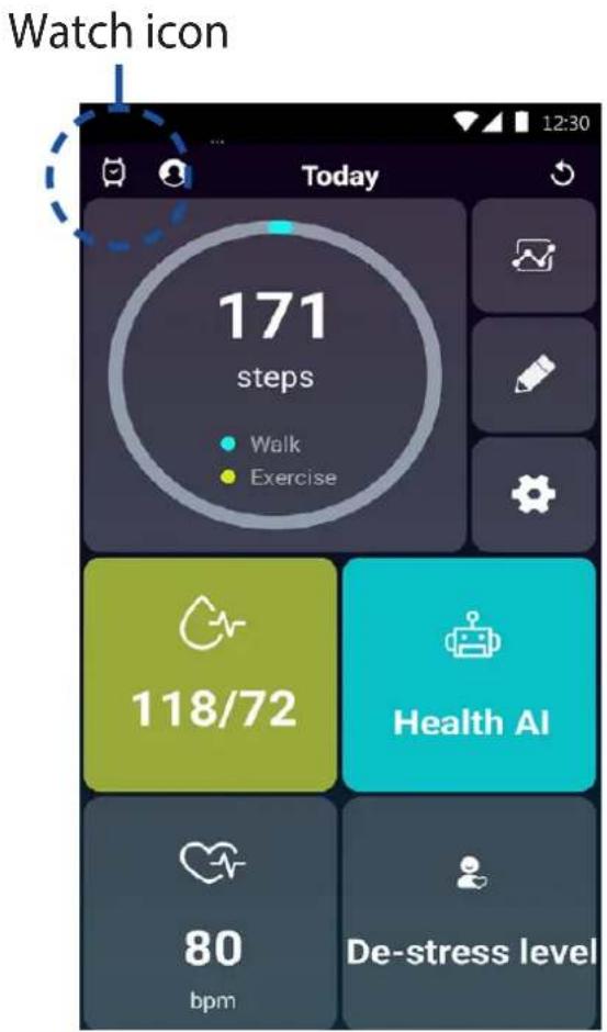 ASUS VivoWatch BP - Updating your ASUS VivoWatch BP Updating through the ASUS HealthConnect App - 1