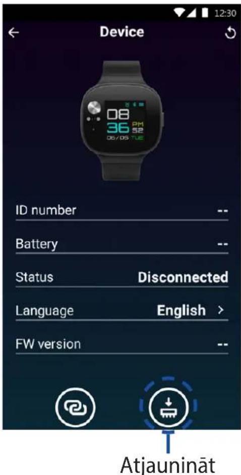 ASUS VivoWatch BP - Atjaunināšana, izmantojot lietotni ASUS HealthConnect. - 2