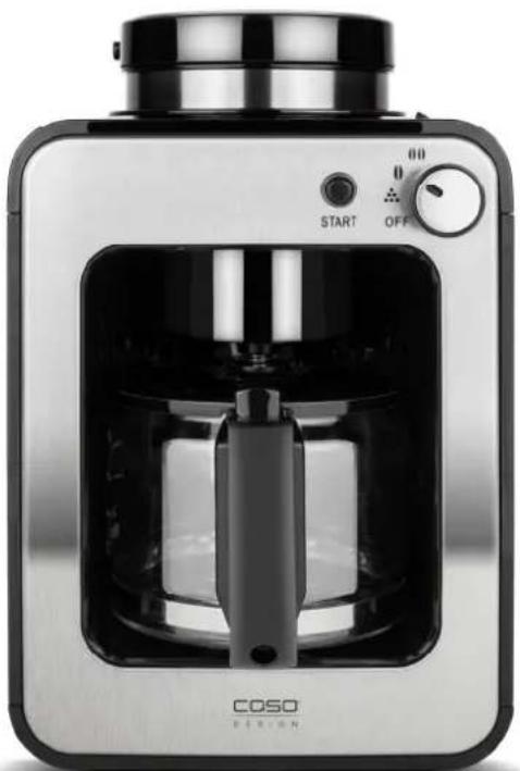 CASO Coffee Compact 1849 - Elektrische Kaffeemaschine mit Mahlwerk Coffee Compact - 1