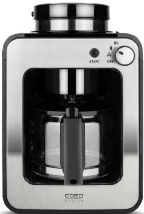 CASO Coffee Compact 1849 - Cafeteria électrique con molinillo Coffee Compact - 1