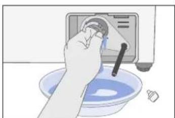 SAMSUNG WD7101CKW - CLEANING THE DEBRIS FILTER - 2
