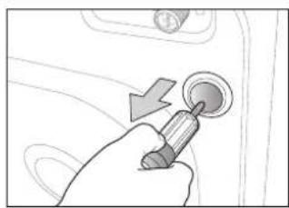SAMSUNG WD7101CKW - REMOVING THE SHIPPING BOLTS - 2