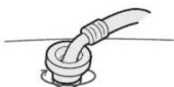 SAMSUNG WD7101CKW - CONNECTING THE WATER SUPPLY HOSE (OPTION) - 5