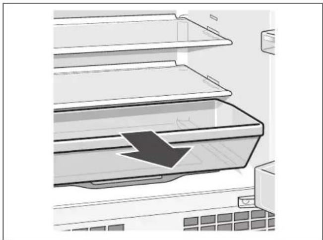 GAGGENAU RC200300 - Extraire le bac tiroir - 1
