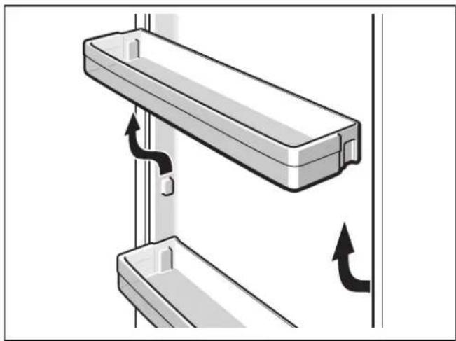 GAGGENAU RC200300 - Rimozione dei balconcini dalla porta - 1